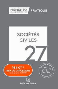 Picture of Mémento Sociétés civiles 2027