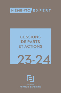 Picture of Mémento Cessions de parts et actions 2023