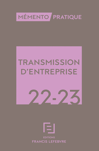 Image de Mémento Transmission d'entreprise 2022-2023
