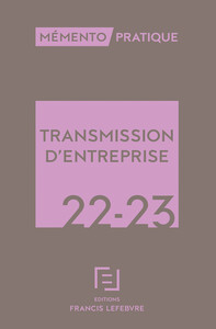 Image de Mémento Transmission d'entreprise 2022-2023