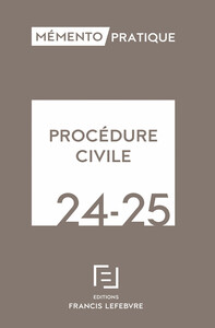 Picture of Mémento Procédure civile 2024-2025