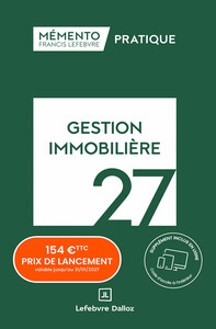 Picture of Mémento Gestion immobilière 2027