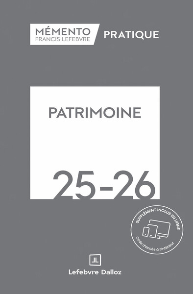 Picture of Mémento Patrimoine 2025-2026