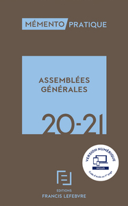 Image de Mémento Assemblées générales 2020-2021