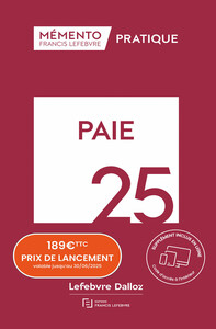 Image de Mémento Paie 2025