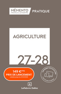 Picture of Mémento Agriculture 2027-2028