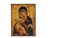 Image de Vierge de Tendresse de Vladimir - Icône classique 23,6x18,1 cm -  134.84