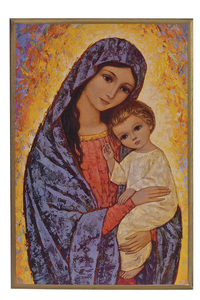 Image de Vierge de la Lumière - Icône classique 14x18 cm - 742.23