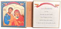 Image de La Sainte Famille "Amour et Paix" - Diptyque 8x16 cm - 594.F4