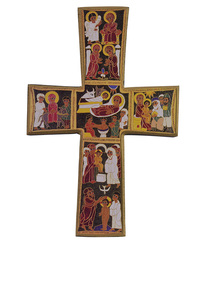 Image de Noël - Croix 20,5x13 cm -  256.75