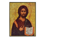 Image de Christ Sauveur - Icône classique 14,6x10,6 cm -  744.72