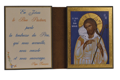 Image de Le Bon Pasteur - Diptyque 13x19 cm -  147.F9