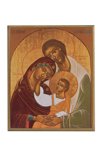 Image de La Sainte Famille - Icône classique 12,5x10,6 cm -  183.72