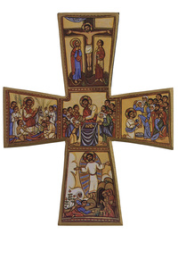 Image de Pâques - Croix 18x14 cm -  157.75