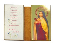 Image de Sainte Thérèse - Diptyque 8x15 cm -  217.F3