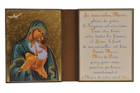 Image de Notre Dame de la Paix - Diptyque 8x15 cm -  423.F3