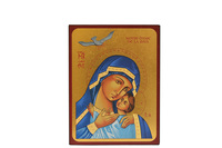 Image de Notre Dame de la Paix - Icône dorée à la feuille 12,4x9,6 cm -  321.63
