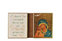 Image de Notre Dame des Grâces - Diptyque 8x15 cm -  531.F3