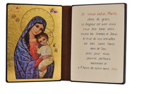 Image de Vierge de la Lumière - Diptyque 8x15 cm -  942.F3