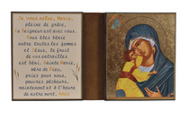 Image de Notre Dame de la bonne nouvelle - Diptyque 8x15 cm -  1107.F3