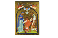 Image de La Sainte Famille - Mini icône autocollante 8x7 cm -  194.13