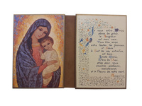 Image de Vierge de la Lumière - Diptyque 11x18 cm -  742.F4
