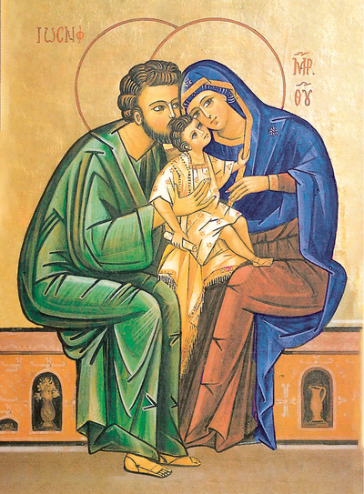 Image de La Sainte Famille - Icône classique 14,8x10,6 cm -  830.72