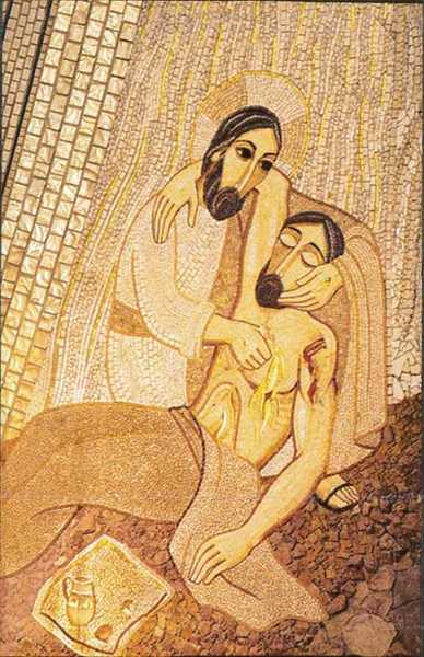 Image de Icône de la Miséricorde - Mini icône autocollante 10x6,5 cm -  103.13