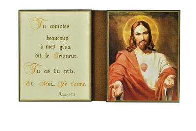 Image de Le Sacré Coeur - Diptyque 8x15 cm -  404.F3