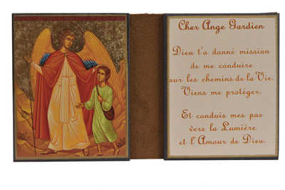 Image de L'Ange Gardien - Diptyque 8x15 cm -  150.F3