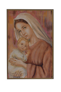 Image de Vierge de la Bonté - Icône classique 14,7x10,6 cm -  721.72