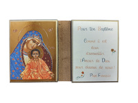 Image de La Vierge au manteau - Diptyque 8x15 cm -  486.F3