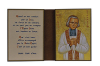 Image de Saint Curé d'Ars - Diptyque 8x15 cm -  592.F3