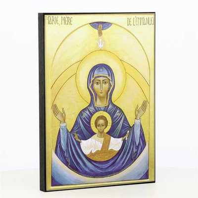 Image de Marie Mère de l'Emmanuel - Icône classique 24,8x18,1 cm -  163.74