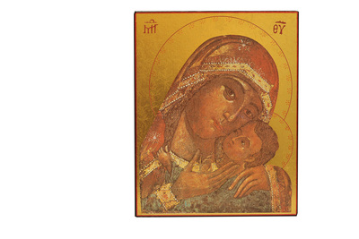 Image de Vierge de Korsun - Icône dorée à la feuille 19x14 cm -  120.68