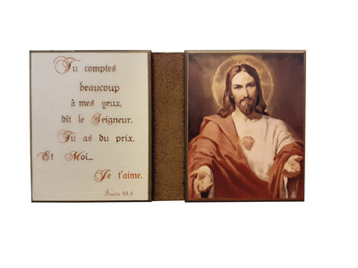 Image de Le Sacré Coeur - Diptyque 13x19 cm -  404.F6