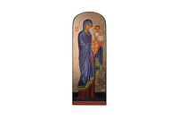 Image de La Portaïtissa - Icône dorée à la feuille 24x9,6 cm -  832.67