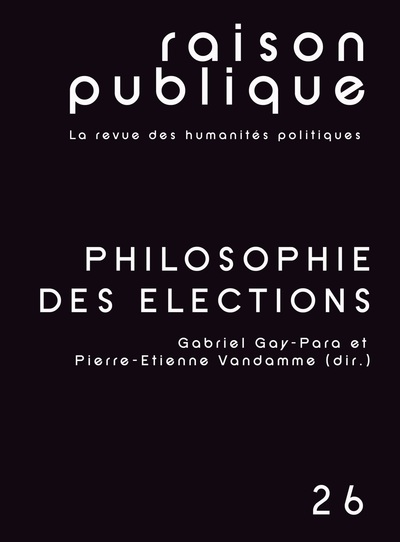 Picture of Philosophie des élections