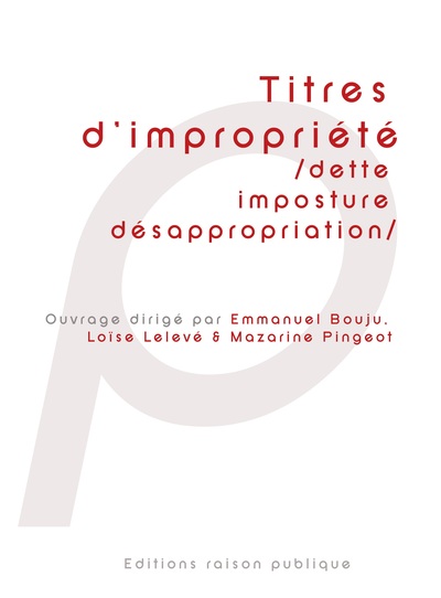 Picture of Titres d'impropriété