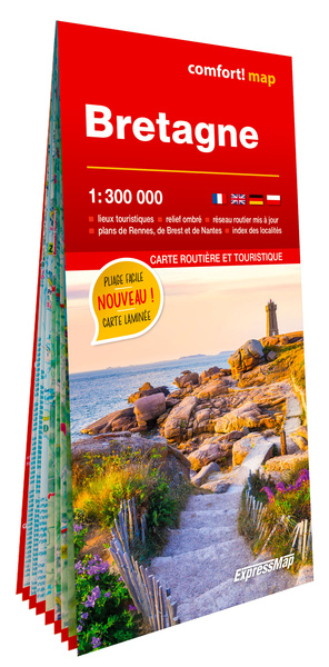 Picture of Bretagne 1/300.000 (carte grand format laminée)