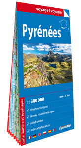 Picture of Pyrénées 1/300.000 (carte grand format en papier)