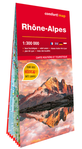 Picture of Rhône-Alpes 1/300.000 (carte grand format laminée)