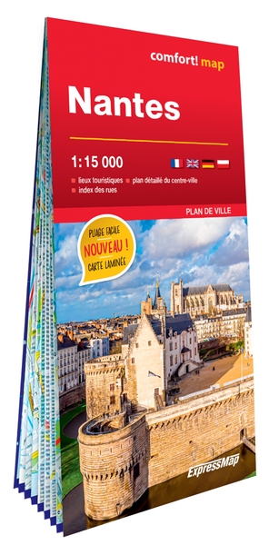 Picture of Nantes 1/15.000 (carte grand format laminée - plan de ville)