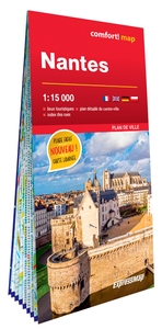 Picture of Nantes 1/15.000 (carte grand format laminée - plan de ville)