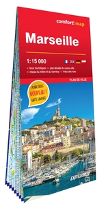 Picture of Marseille 1/15.000 (carte grand format laminée - plan de ville)