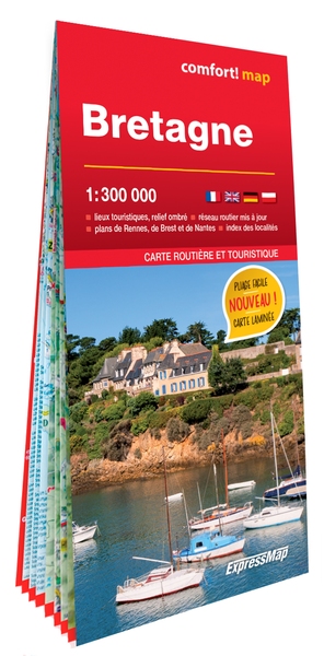 Picture of Bretagne 1/300.000 (carte grand format laminée)