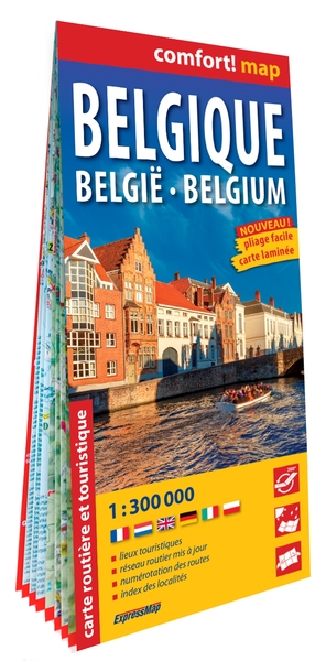 Picture of Belgique 1/300.000 (carte grand format laminée)