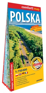 Picture of Pologne 1/750.000 (carte grand format laminée). Poland / Polska