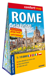 Image de Rome et le Vatican 1/15.000 (carte poche format laminée - plan de ville)