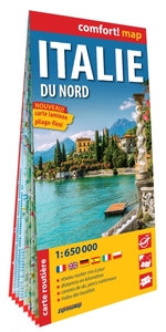 Image de Italie du Nord 1/650.000 (carte grand format laminée)